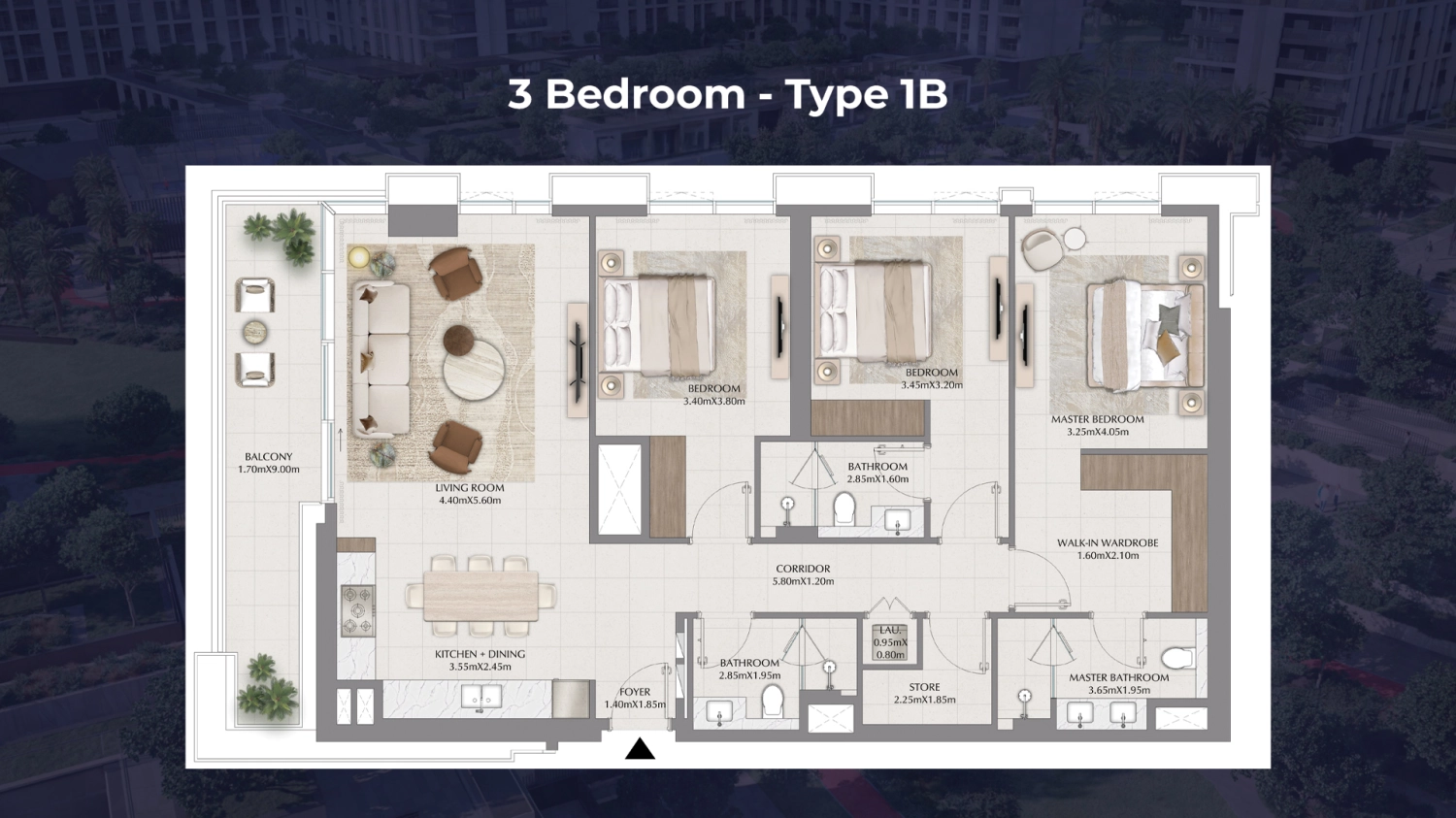  3 BR - Type A